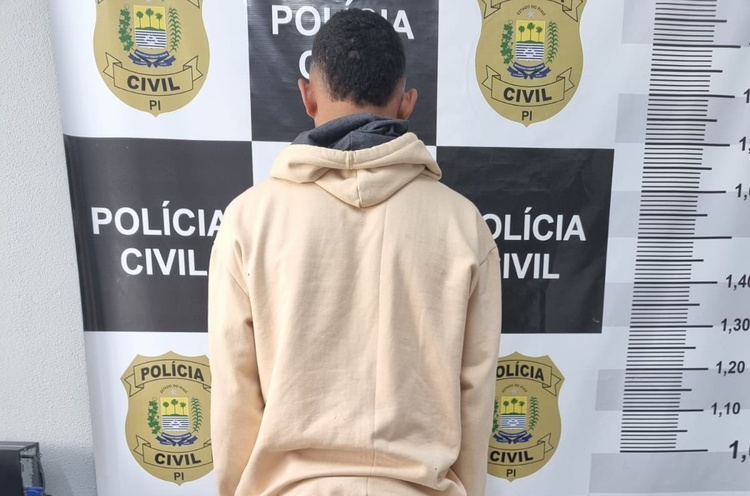 G.D.B.S.G. preso ontem pela Polícia Civil,  por meio da Delegacia Seccional de Canto do Buriti