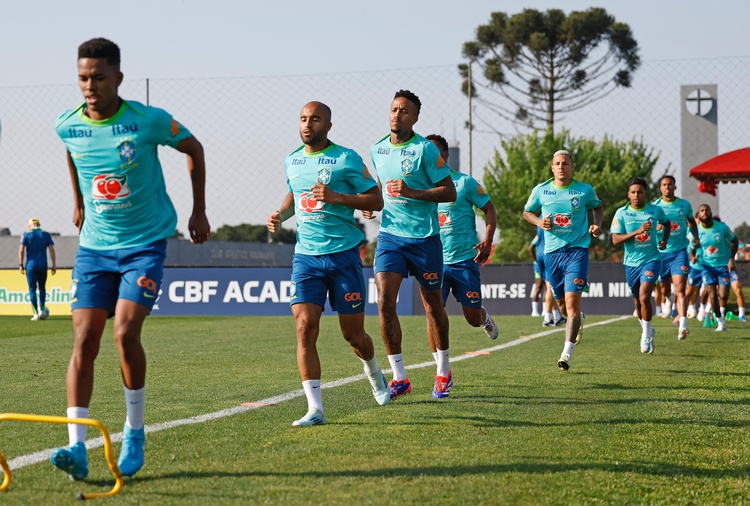 Seleção Brasileira treinou no CT do Caju nessa quinta-feira 05/09